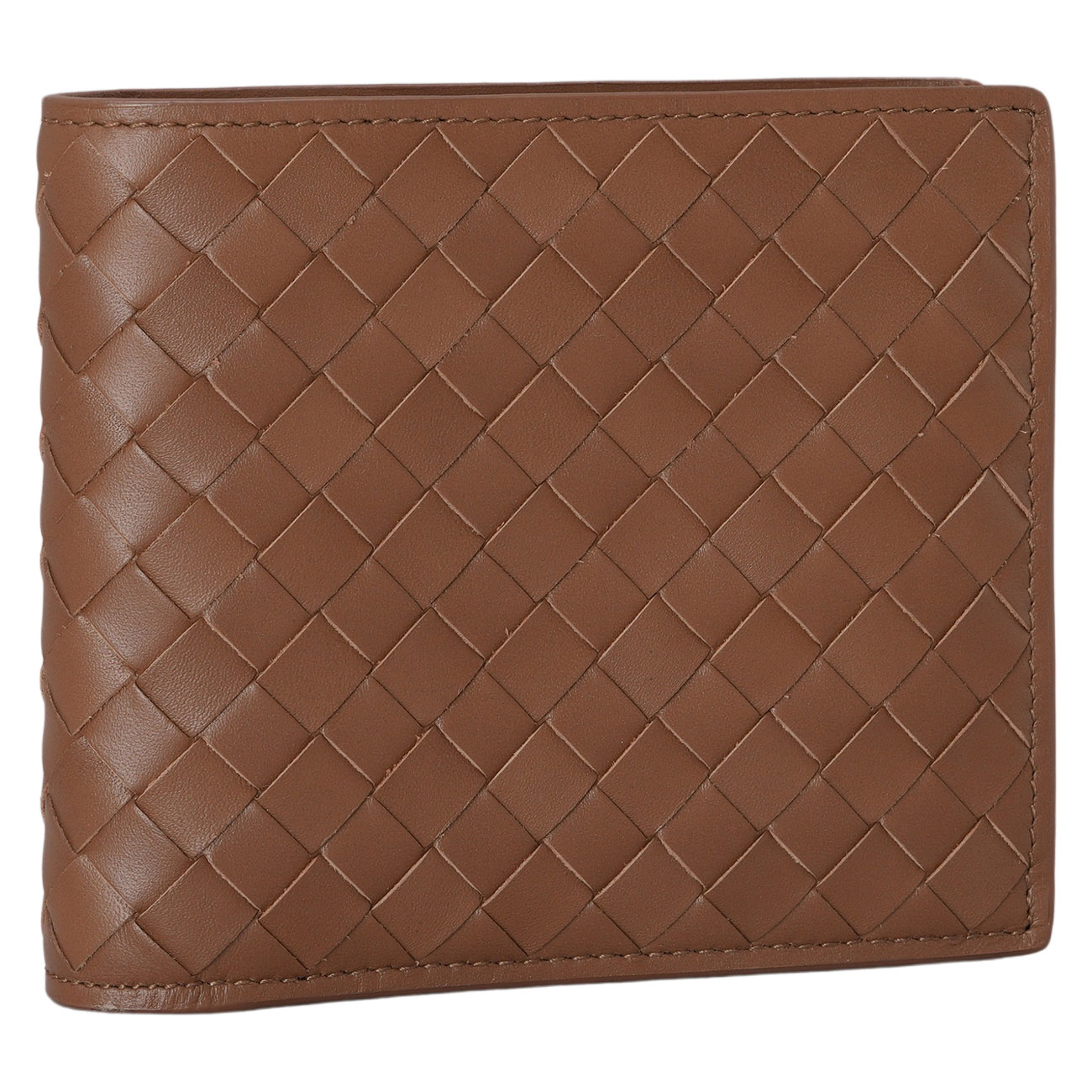 BOTTEGA VENETA(USED)보테가베네타 인트레치아토 남성 반지갑 브라운